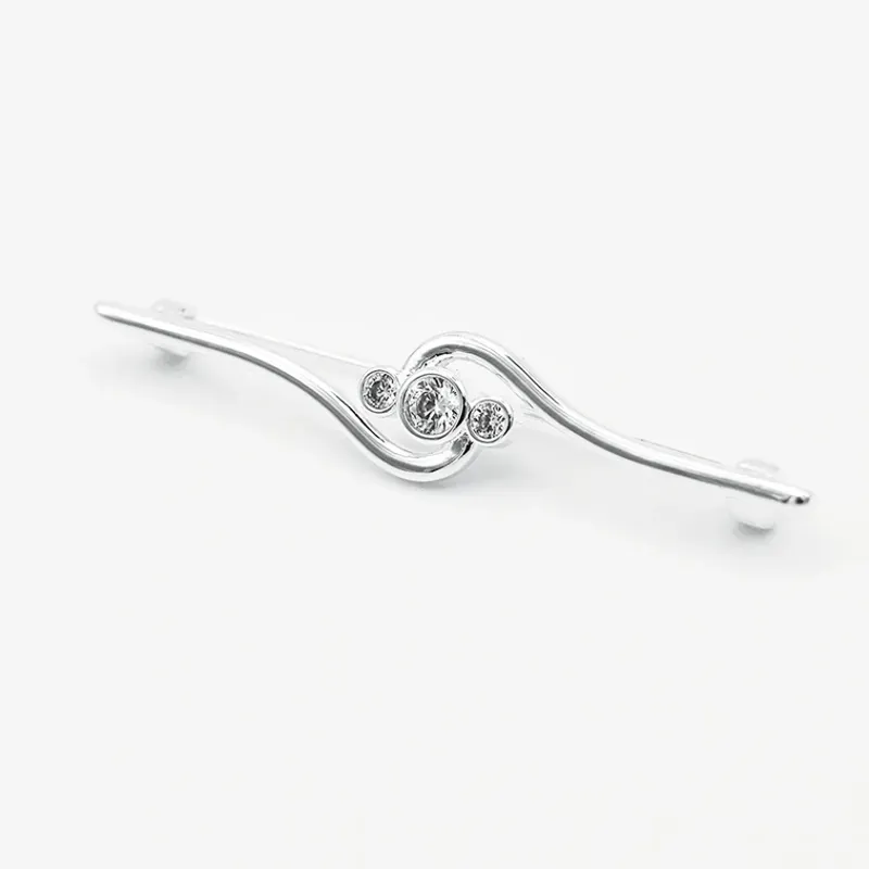 Equetech One Size Deluxe Twist Stock Pin in Silver