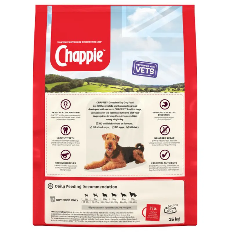 Chappie Dry with Beef and Cereal 15kg-1