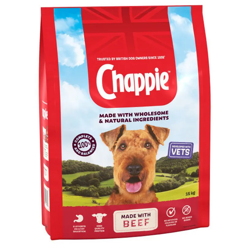 Chappie Dry with Beef and Cereal 15kg-2