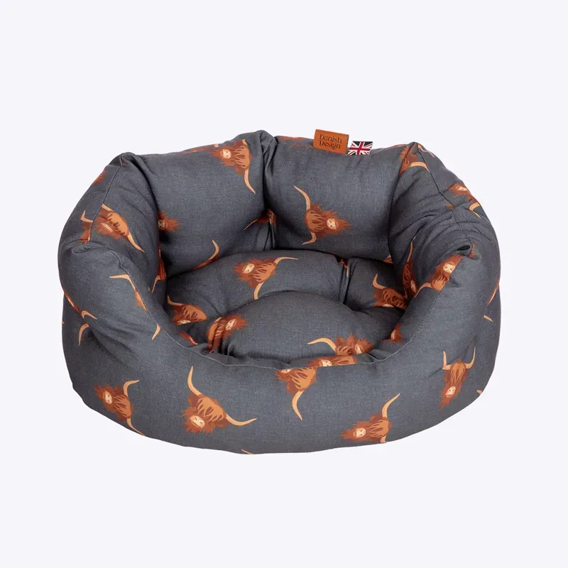 Danish Design 30 inch Bramblehorn Deluxe Slumber Bed in Navy/Brown