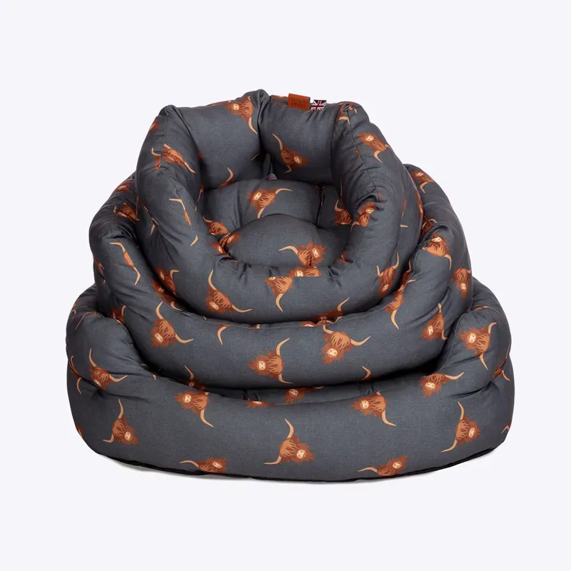 Danish Design 35 inch Bramblehorn Deluxe Slumber Bed in Navy/Brown-4
