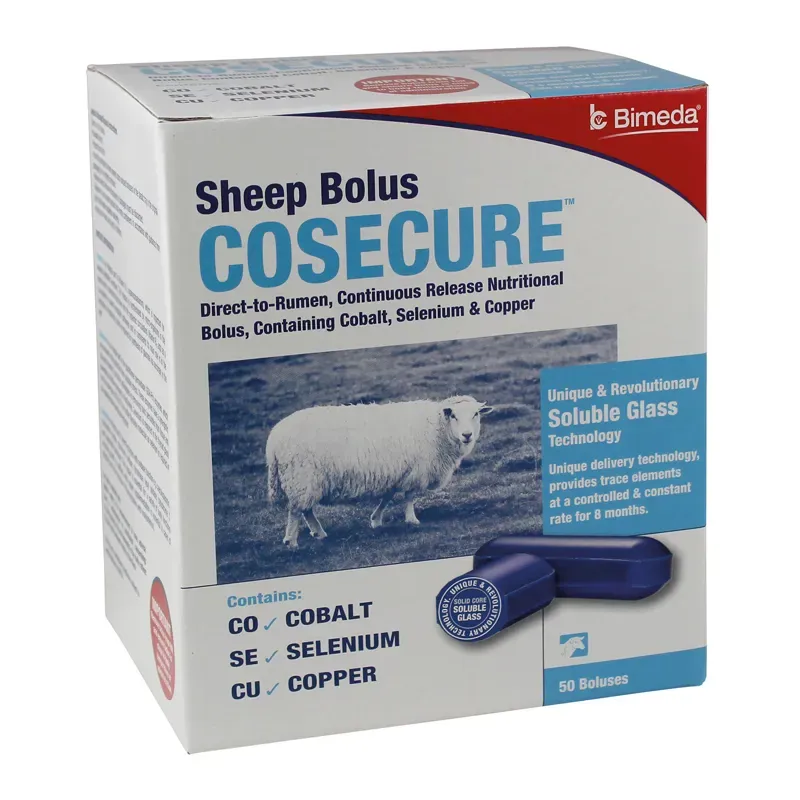 Bimeda Cosecure Sheep Bolus - 50-pack