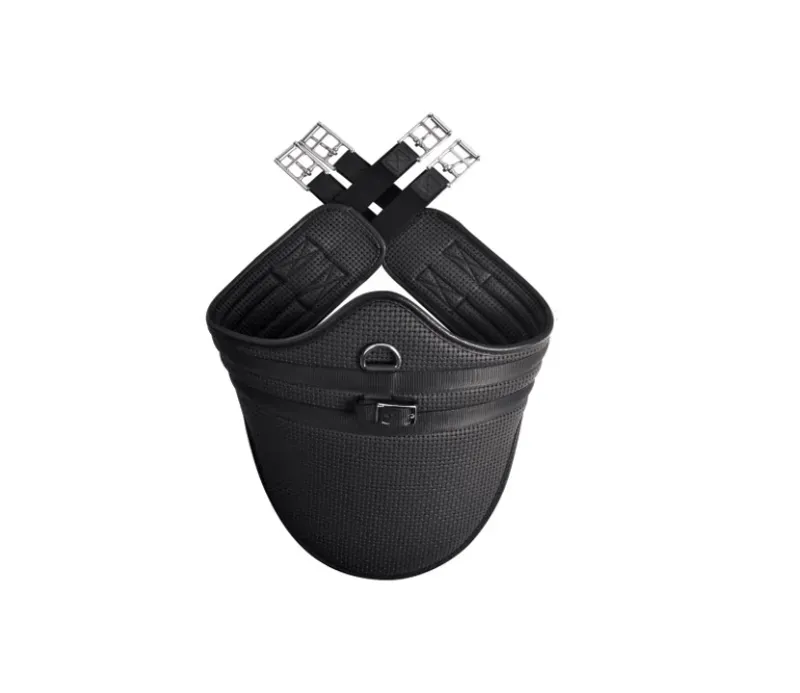 Hy Equestrian Waffle Stud Girth in Black