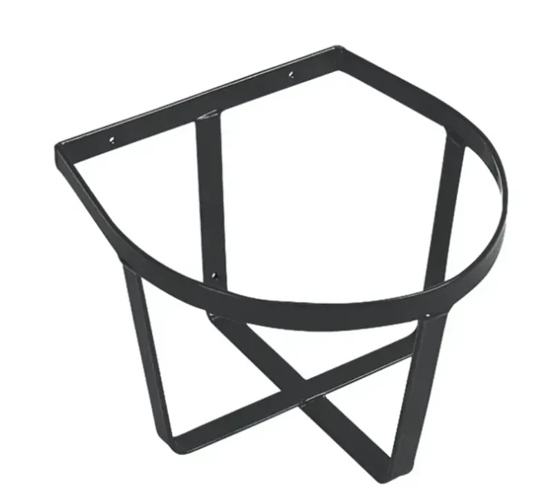 Stubbs Wall Fixing Bucket Holder in Black