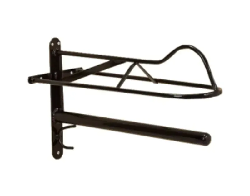 Stubbs Saddle and Numnah Rack in Black