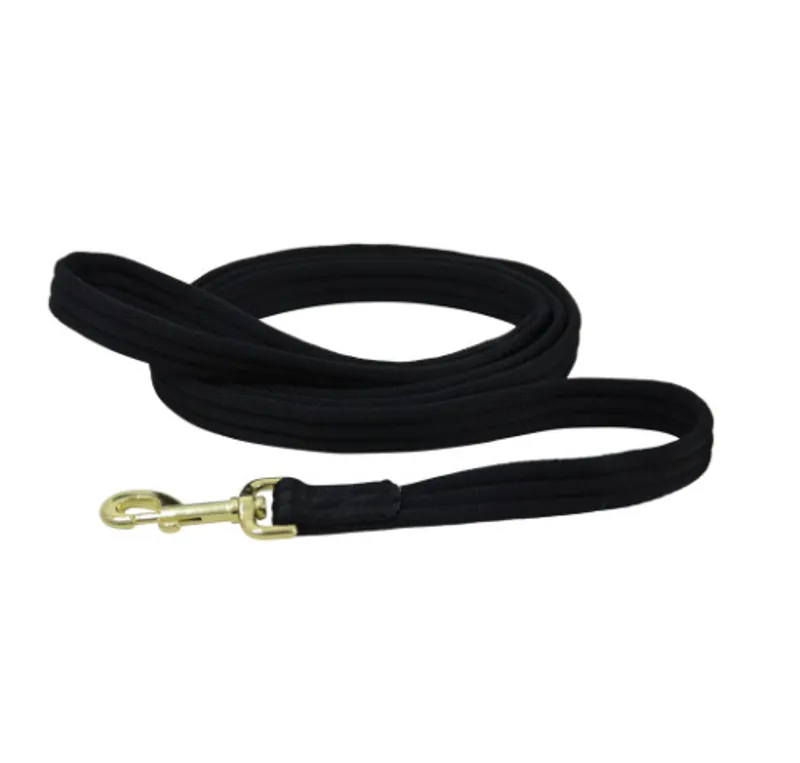 Hy Soft Webbing Lead Rein Without Chain in Black