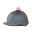 Hy Equestrian Stella Hat Cover in Grey/Pink
