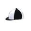Hy Two Tone Lycra Silks in Black/White