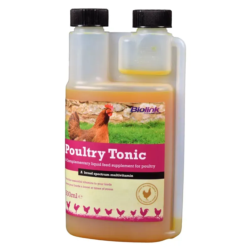 Biolink Poultry Tonic 500ml Liquid Supplement in Brown