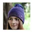 Hy Equestrian Alaska Diamante Bobble Hat in Navy/Rose Gold