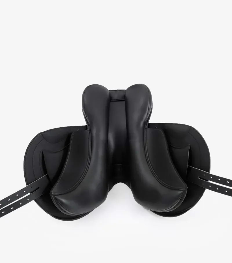 Premier Equine Bordeaux Synthetic Monoflap Cross Country Saddle in Black-5