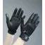 Premier Equine Bordoni Leather Mesh Riding Gloves in Black