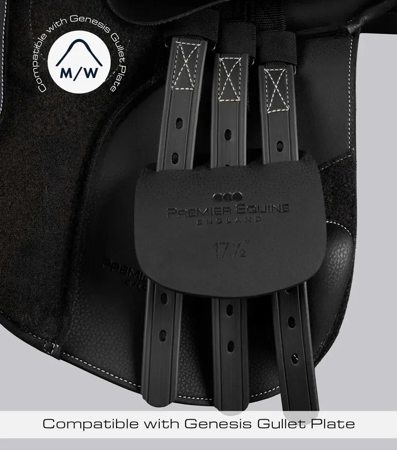 Bourges Synthetic GP Saddle / Black 17-1