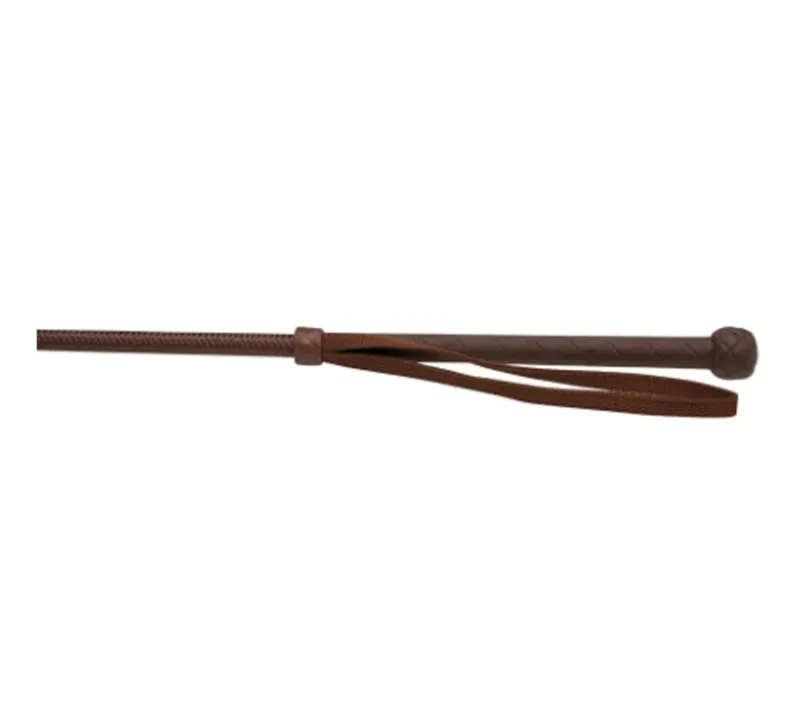 Hy Equestrian Riding Whip in Brown