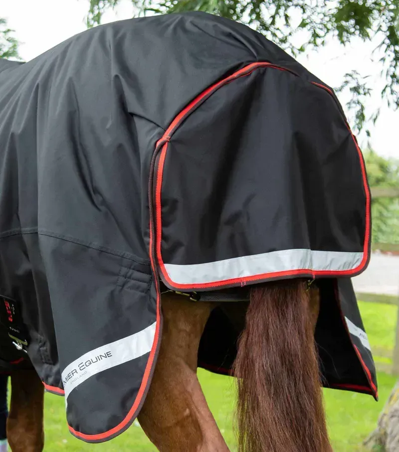 Premier Equine Buster 420g Turnout Rug With Classic Neck Cover in Black-4
