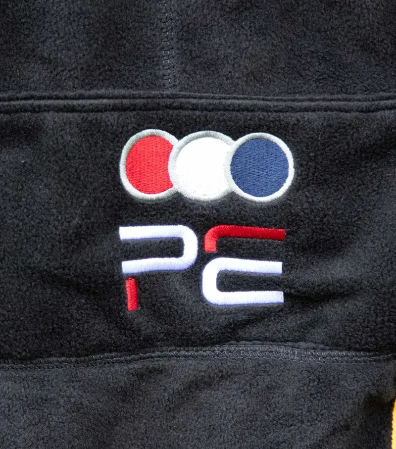 Premier Equine Buster Fleece Cooler Rug Continental Edition in Black-4