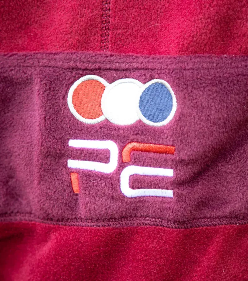 Premier Equine Buster Fleece Cooler Rug Continental Edition in Burgundy-4