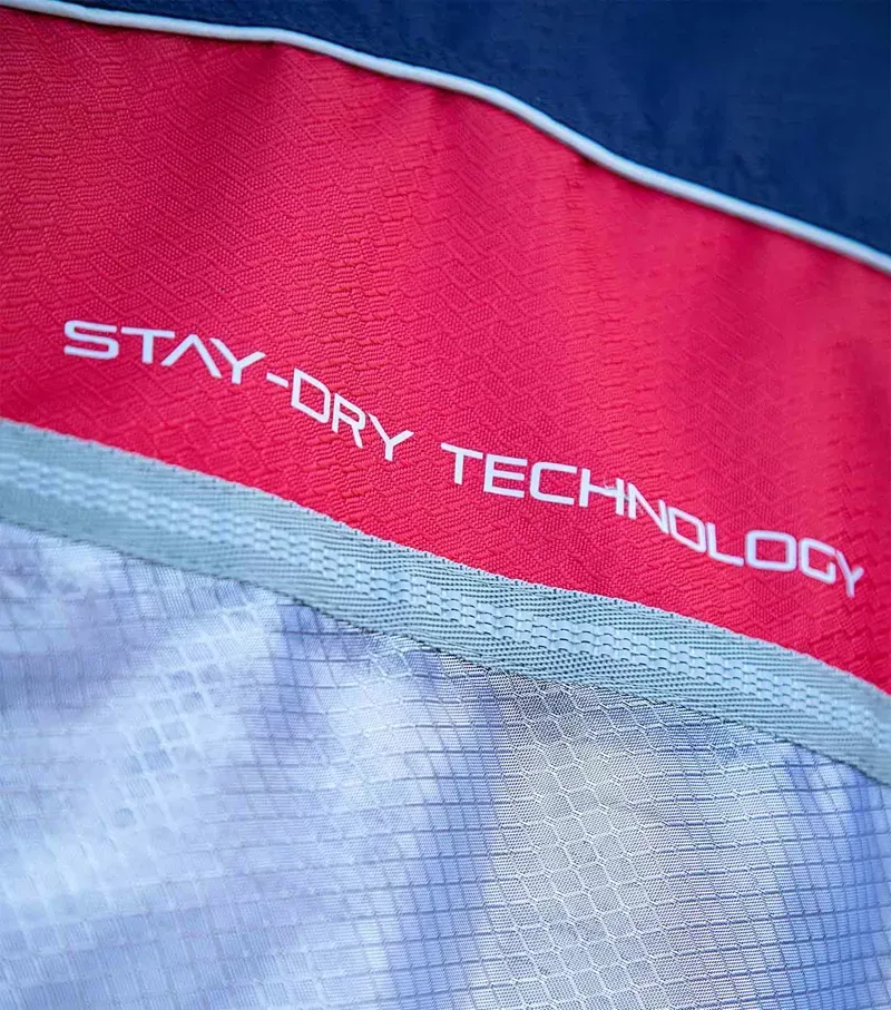 Premier Equine Buster Stay-Dry Super Lite Fly Rug With Surcingles in Navy-3