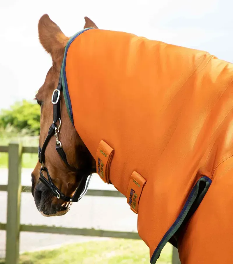 Premier Equine Buster Storm 400g Combo Turnout Rug With Classic Neck in Burnt Orange-1