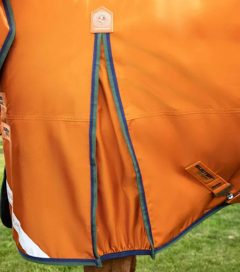 Premier Equine Buster Storm 400g Combo Turnout Rug With Classic Neck in Burnt Orange-3