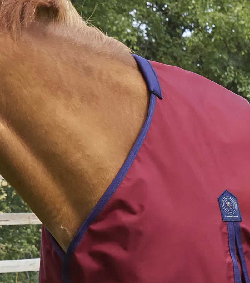 Premier Equine Buster Zero Original Turnout Rug in Burgundy-1
