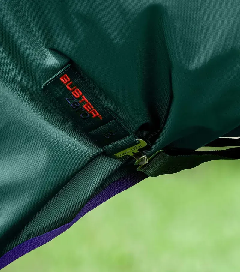 Premier Equine Buster Zero Original Turnout Rug in Green-3