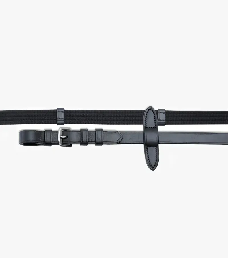 Premier Equine 3/4 Caloveto Web Reins in Black