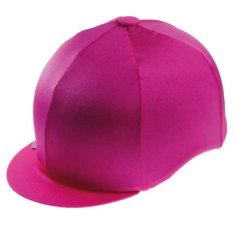 Capz Lycra Plain Cap Cover in Cerise