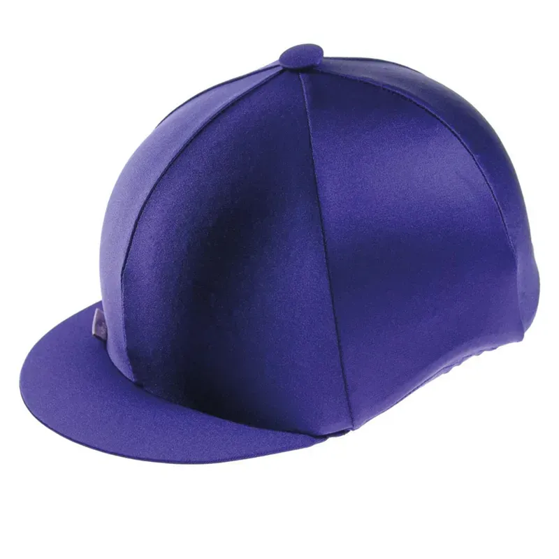 Capz Lycra Plain Cap Cover in Purple
