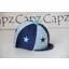Capz Motif Lycra Starz Cap Cover in Blue