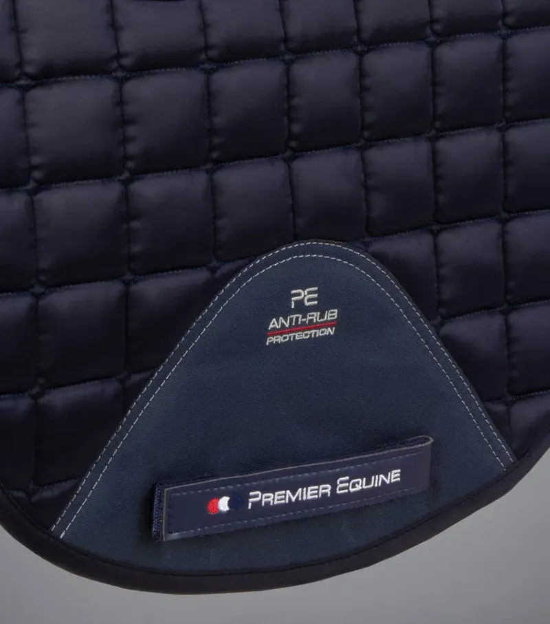 Premier Equine Capella Close Contact Merino Wool Dressage Square in Navy/Natural-2