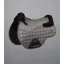 Premier Equine Capella Close Contact Merino Wool GP/Jump Square in Grey/Black