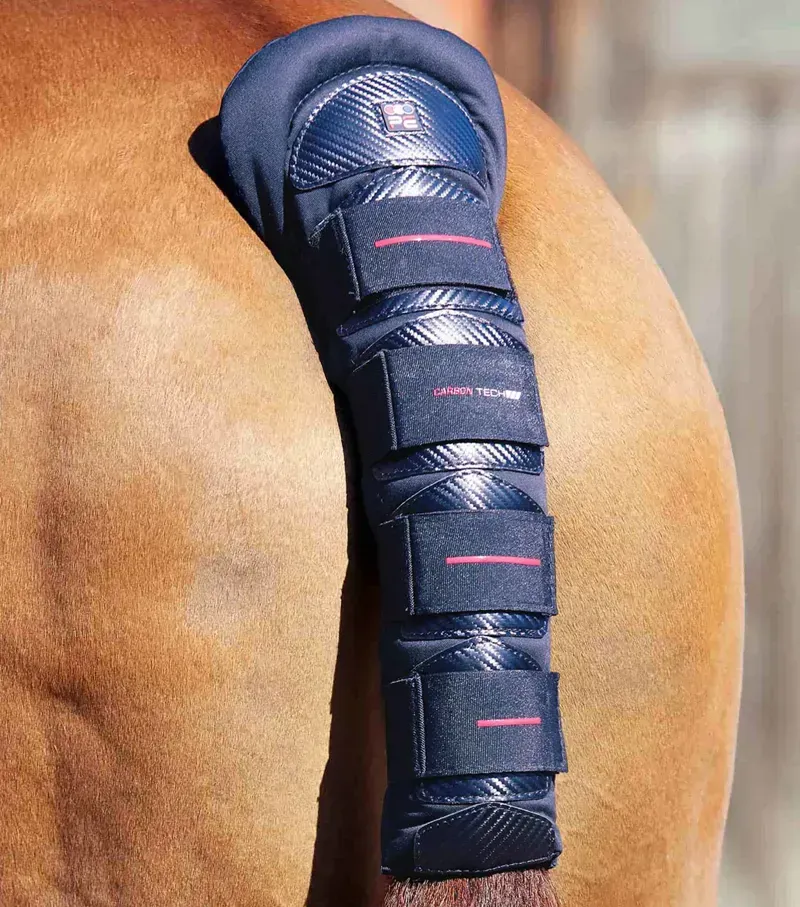 Premier Equine Carbon Tech Anti-Slip Tail Guard in Navy
