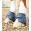 Premier Equine Carbon Tech Kevlar No-Turn Over Reach Boots in Navy