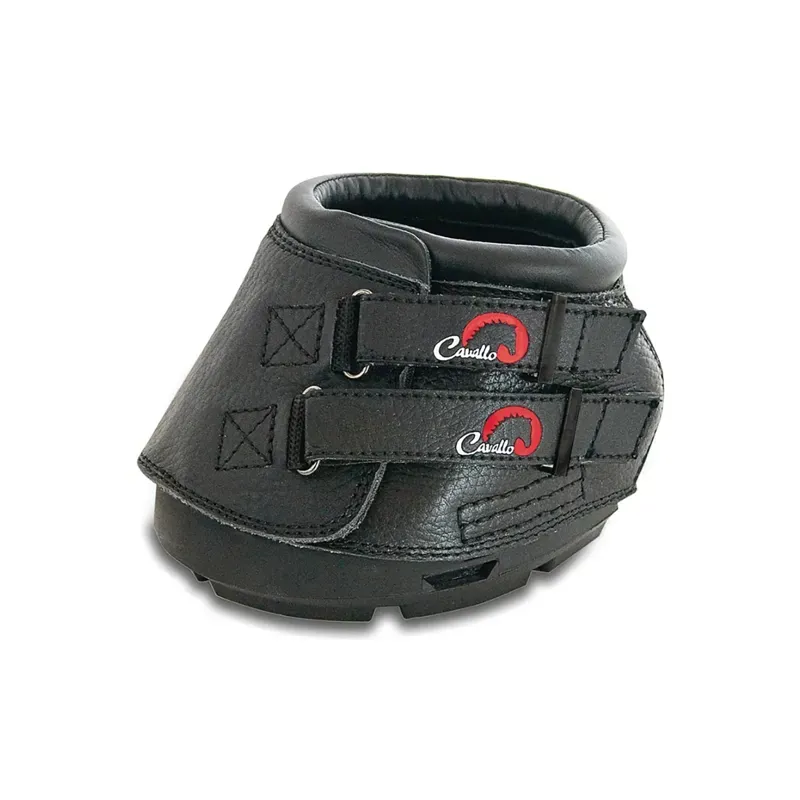 Cavallo Simple Boot With FOC Hoof Pick and Brush Black