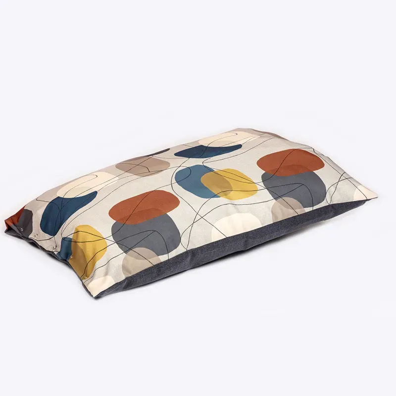 Danish Design Large Colour Block Deep Duvet Steel in Grey/Multi-1