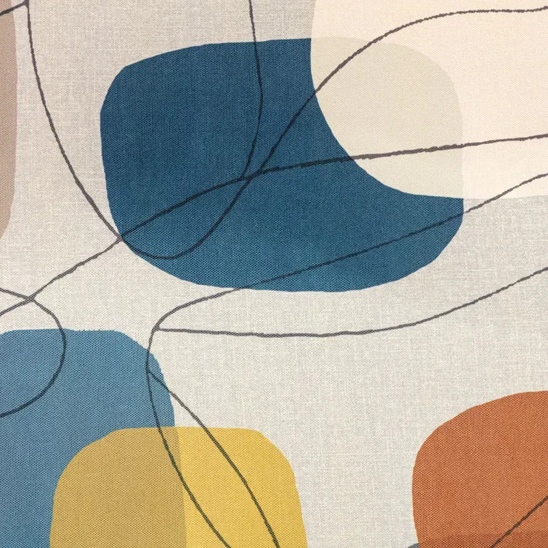 Danish Design Large Colour Block Deep Duvet Steel in Grey/Multi-3