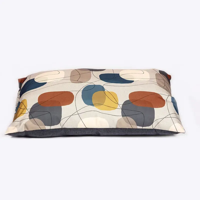 Danish Design Large Colour Block Duvet Cover in Grey/Multi