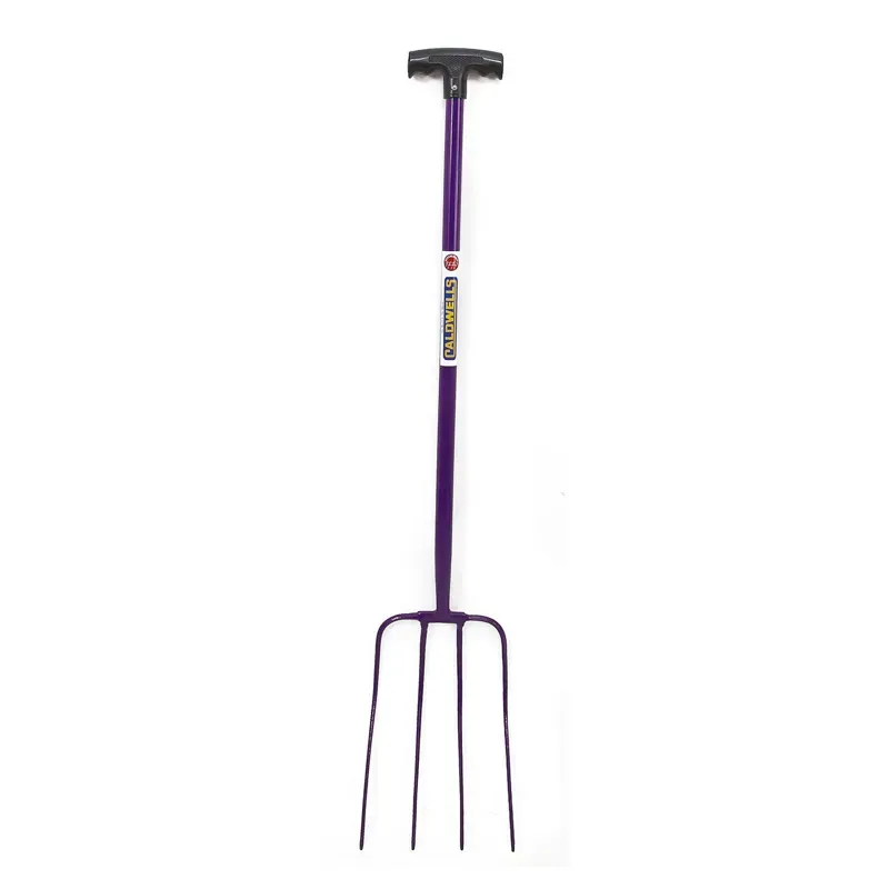 Caldwells 4 Prong Tubular Muck Fork in Purple