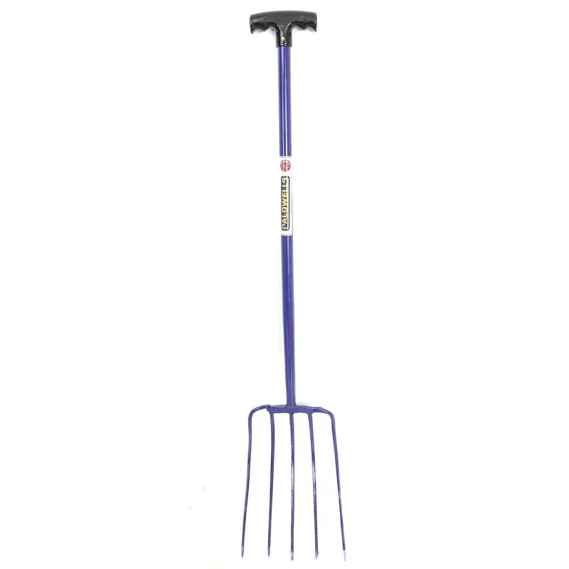 Caldwells 5 Prong Tubular Muck Fork in Blue