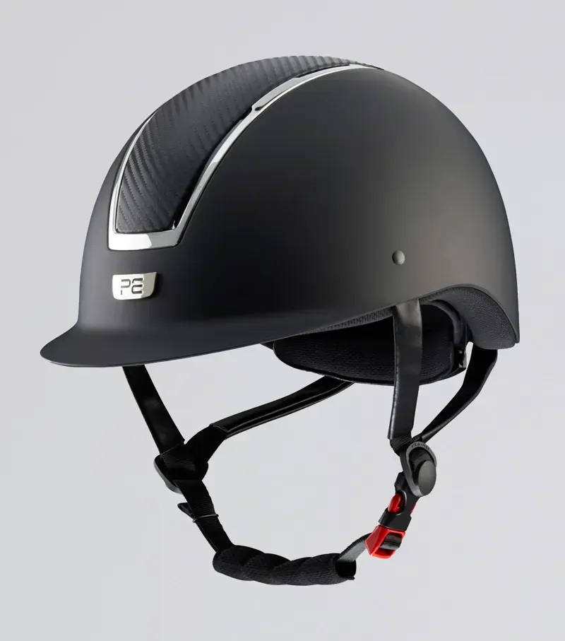 Premier Equine Centauri Horse Riding Helmet in Black-2