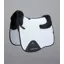 Premier Equine Close Contact Airtechnology Shockproof Wool Dressage Square in White/Black