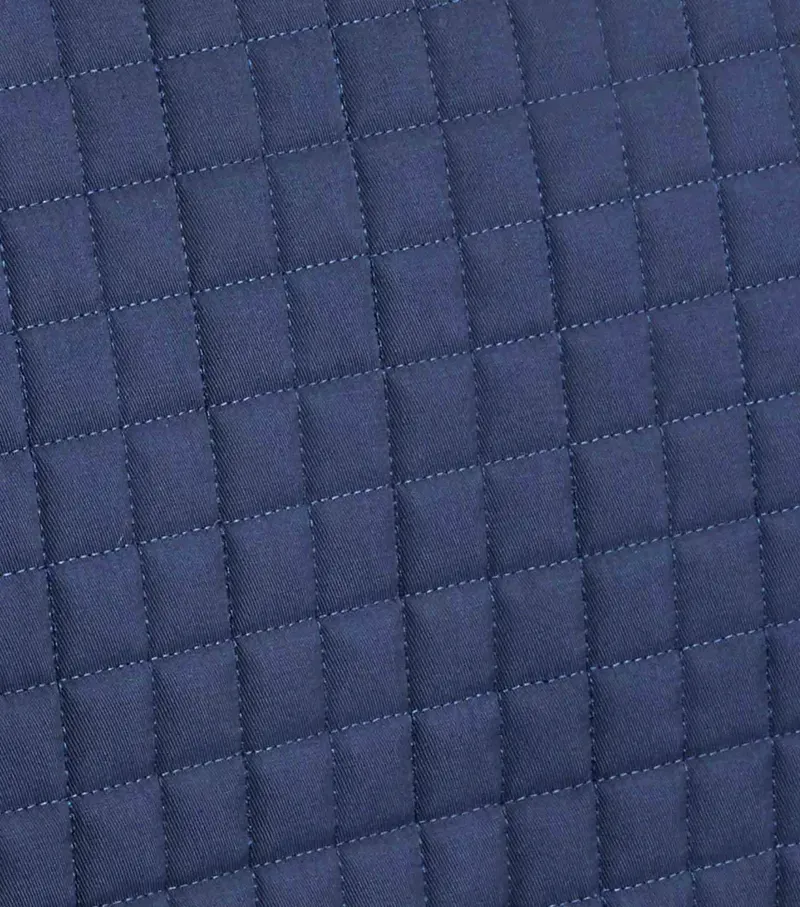Premier Equine Close Contact Merino Wool European Dressage Square in Navy/Natural-3