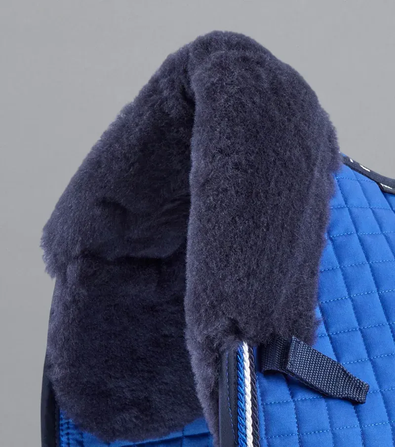Premier Equine Close Contact Merino Wool European Dressage Square in Royal Blue/Navy-2