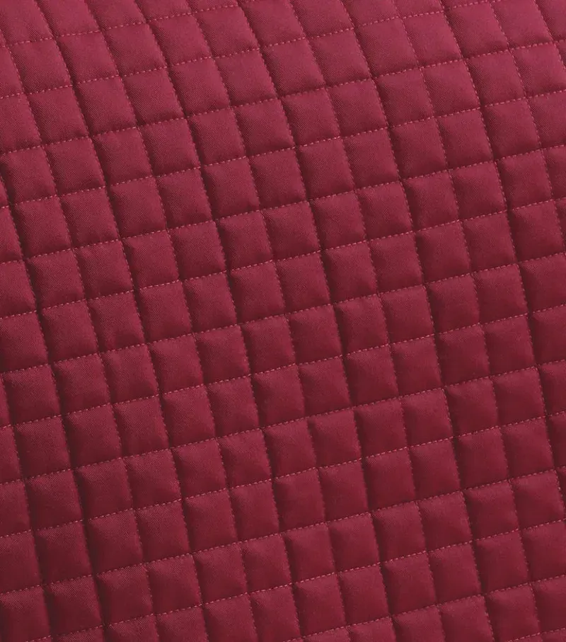 Premier Equine Close Contact Merino Wool European GP/Jump Square in Burgundy/Navy-3