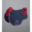 Premier Equine Close Contact Merino Wool European GP/Jump Square in Navy/Burgundy