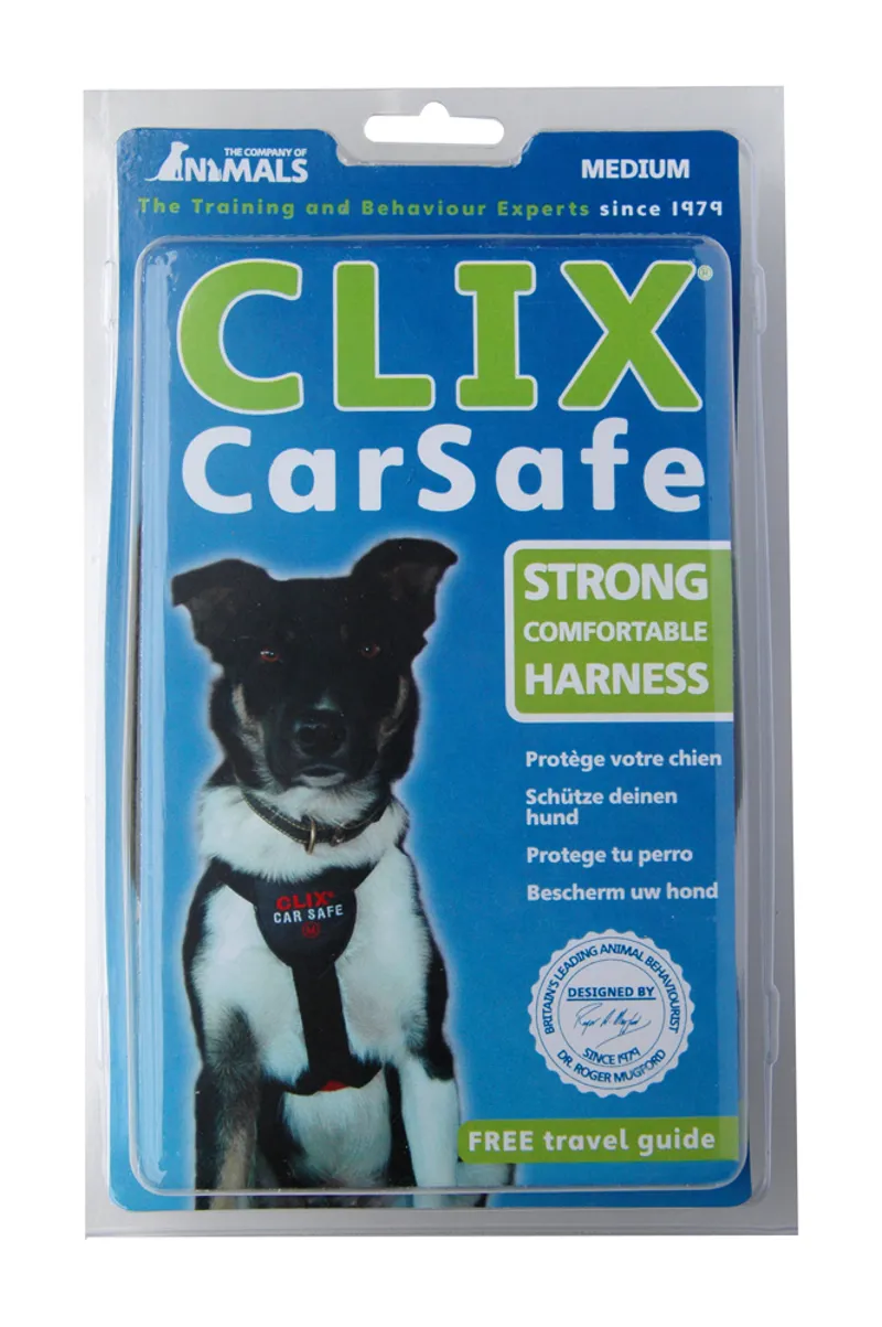 The Company Of Animals CLIX CarSafe Medium Harness in Black