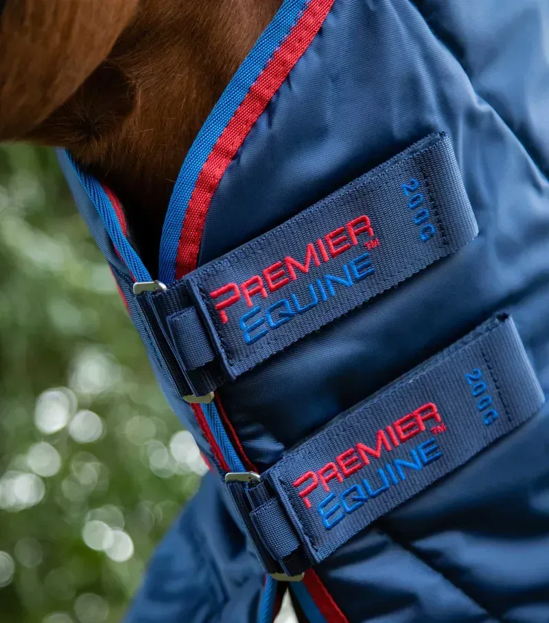 Premier Equine Combo Stable Rug 200g in Navy-2