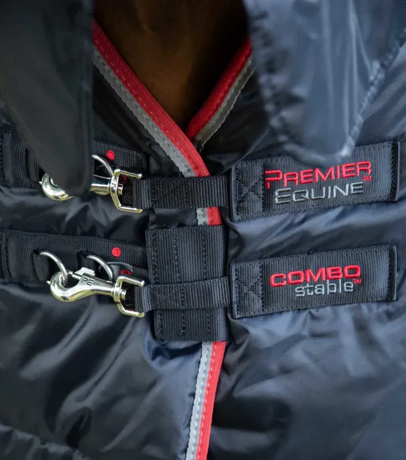 Premier Equine 400g Combo Stable Rug in Black-1