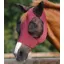 Premier Equine Comfort Tech Lycra Fly Mask in Wine